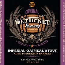 Wet Ticket Oatmeal Stout 4pk Cn (4 pack 16oz cans) (4 pack 16oz cans)