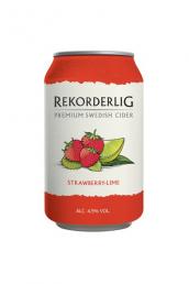 Rekorderlig Cider - Strawberry Lime (4 pack 12oz cans)