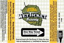 Wet Ticket Brewing - One Way Ticket (4 pack 16oz cans) (4 pack 16oz cans)