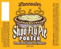 Lancaster Brewing Company - Shoo-Fly Pie Porter (4 pack 12oz cans) (4 pack 12oz cans)